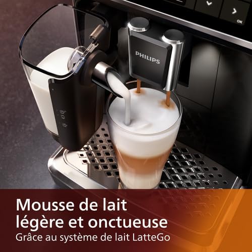Serie 5400 EP5441/50 Kaffeevollautomat – Espressomaschine für 12 Getränke,schnell reinigendes LatteGo System,intuitives TFT-Display,anpassbare Kaffeeeinstellungen